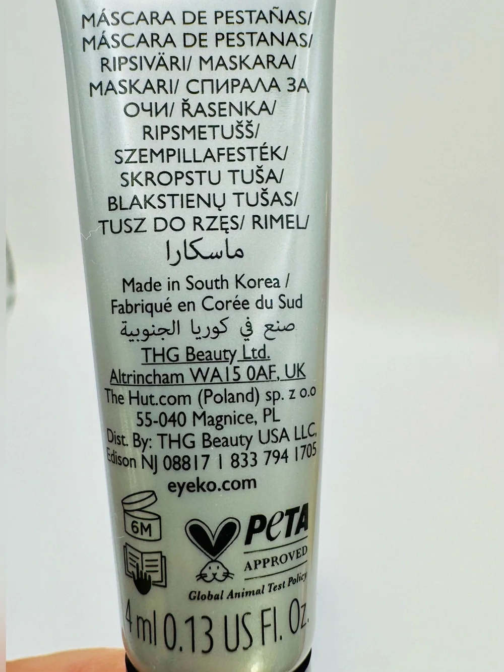 Eyeko Black Magic Mascara Intense Colour - Black 2 x 4 ml travel size